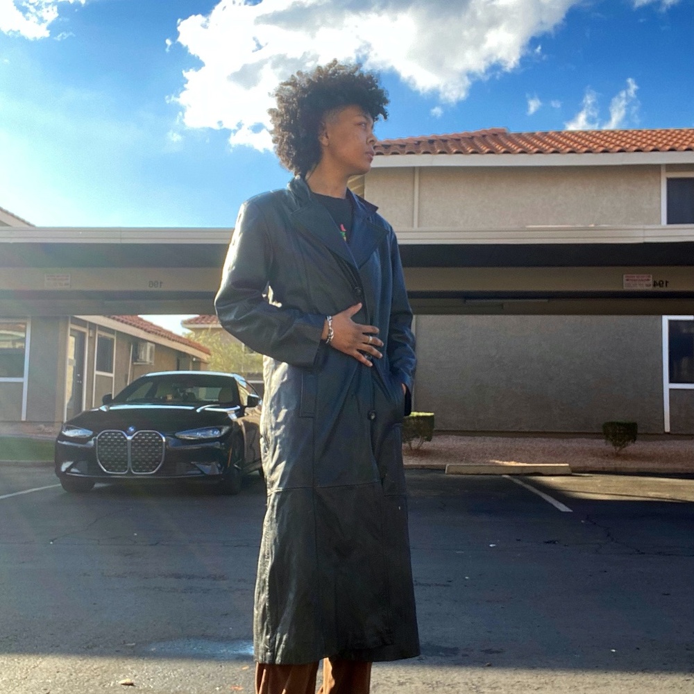 VINTAGE WINLIT LEATHER TRENCH